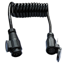 Extension spiral cable 13-pin, 1.75 m cable, 1 x plug, 1...