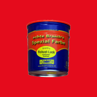 Branths Robust paint (asciugatura rapida) tanica da 0,75 l rosso traffico RAL 3020