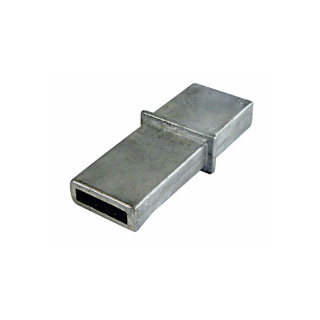 Piedino a innesto in alluminio per profilo in alluminio 60 x 30 mm, versione Humbaur