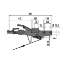 Dispositivo di superamento AL-KO 60S / 2450-750 kg 1636G / 1637 tubo quadrato 70 mm