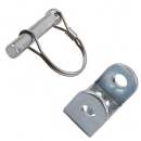 SPP - Staffa cerniera con bullone con clip a molla, ZU-02 A