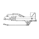 Dispositivo di overrun WAP tipo 15 / 15.1, peso totale: 850-1500kg, flangia m. 130/210/160