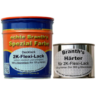 BRANTHs 2K-Flexi-Varnish 500 g di vernice base e 125 g di indurente