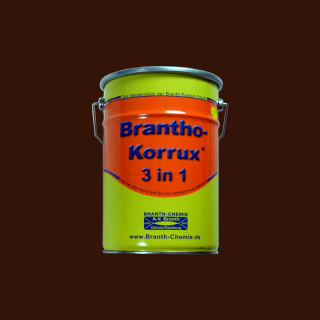 Brantho Korrux "3 in 1" 5 litri rosso-marrone / rosso ossido RAL 3009