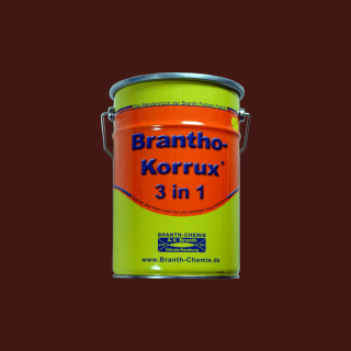 Brantho Korrux "3 in 1" 5 litri marrone mogano RAL 8016