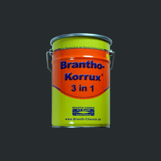 Brantho Korrux "3 in 1" 5 litri nero grafite RAL 9011