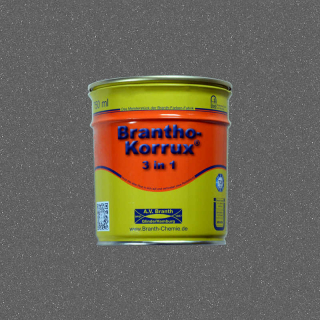 Brantho Korrux "3 in 1" latta da 0,75 litri grigio-grigio RAL 9007