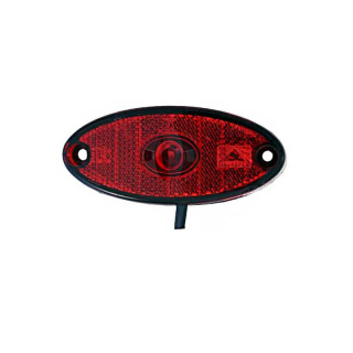 Flatpoint 2 LED rosso DC 0,5 m fanale posteriore