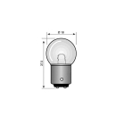 Lampadina Narva HD 24V 5W base BA15s + 100%