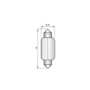 Festone Narva 12 V, 21 W SV 8.5-8 / 15 x 41 mm