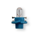 Lampada con base in plastica 24V 1.8W blu B 8.4 d