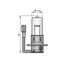 Lampadina Narva H3 12V 55W con attacco PK22s