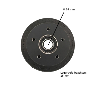 Tamburo freno adatto per BPW 200 x 50, attacco ruota: 112 x 5 fori S 2005-5 RASK ECO