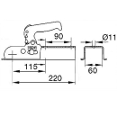 Albe Berndes EM 80 V version F 60 mm firkantet M10