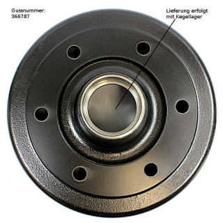 Tamburo del freno ALKO: 300 x 80, collegamento ruota: 205 x 6 fori per asse 3081 AK