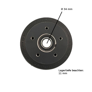 Tamburo freno BPW 200 x 50, attacco ruota 112 x 5 fori S 2005-7 RASK ECO