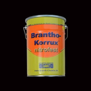 Brantho Korrux "nitrofest" contenitore da 5 litri nero profondo RAL 9005