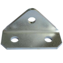 Shock absorber bracket for frame angled at 90°,...