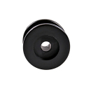 Bottone rotondo 6/8 mm in corda, plastica, montabile su...