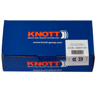 Ganasce Knott 250 x 40 mm 25-2025 / 1