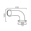 Luce dingombro Superpoint 2, destra, rosso-bianco, SML, versione Earpoint